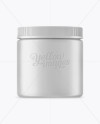 Matte Plastic Protein Jar Mockup