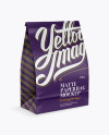 Matte Paper Bag Mockup - Half Side View