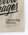 Canvas Bag Mockup - Top View