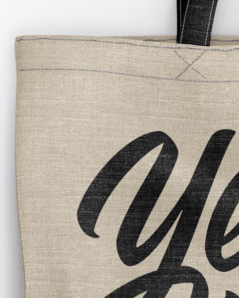 Canvas Bag Mockup - Top View