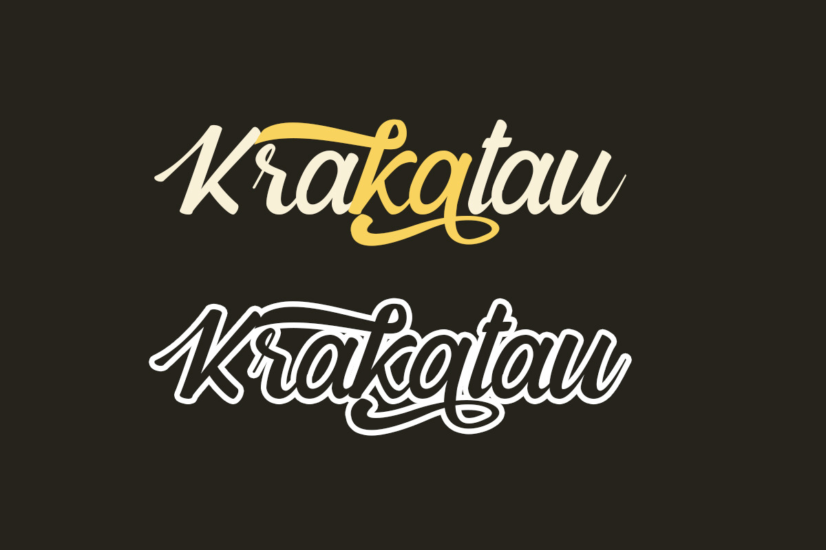 Kalamkari - A Modern Script Typeface