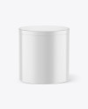 Glossy Jar with Kraft Paper Label Mockup