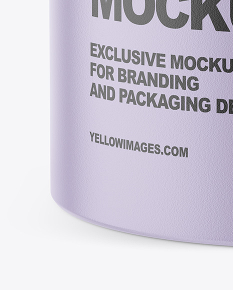 Matte Jar with Kraft Paper Label Mockup