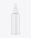 Matte Plastic Dropper Bottle Mockup