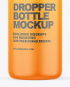 Matte Plastic Dropper Bottle Mockup