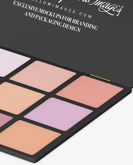 Matte Eyeshadow Palette Mockup