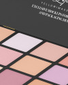 Matte Eyeshadow Palette Mockup