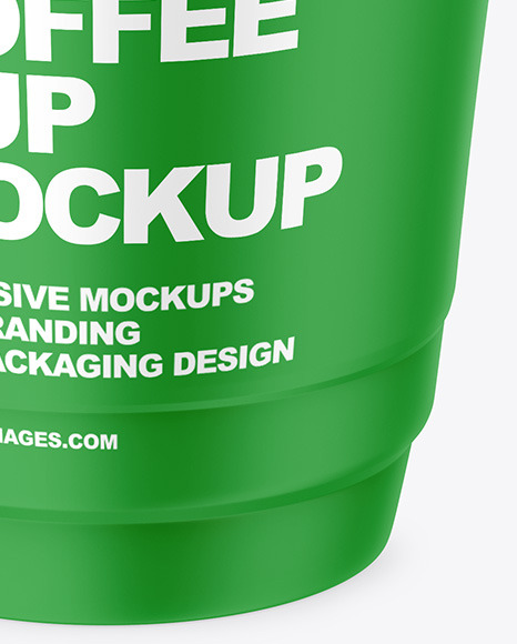 Matte Coffee Cup Mockup