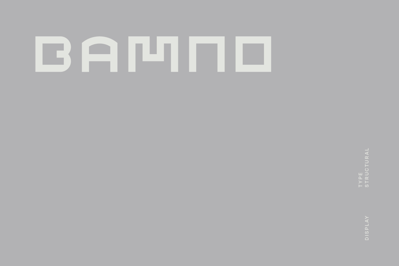 Bamno Font