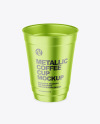 Metallized Coffee Cup Mockup