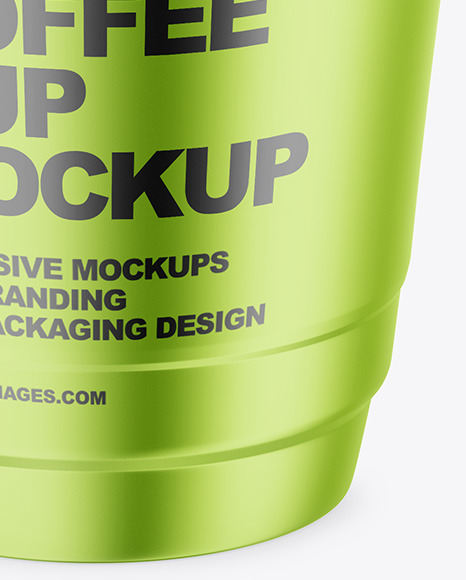 Metallized Coffee Cup Mockup