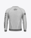 Melange Raglan Sweatshirt Mockup