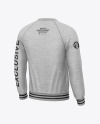 Melange Raglan Sweatshirt Mockup