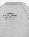 Melange Raglan Sweatshirt Mockup