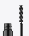 Opened Glossy Mascara Tube Mockup