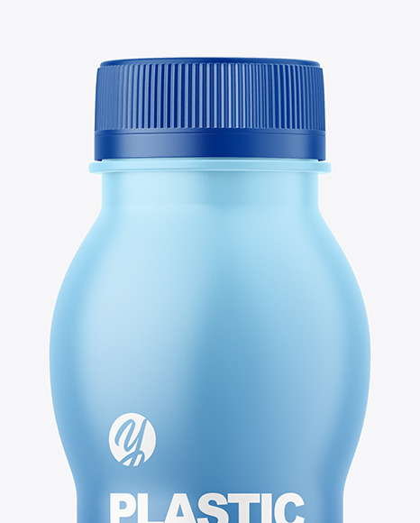 Matte Plastic Bottle Mockup