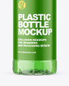 Clear Plastic Drink Bottle Mockup