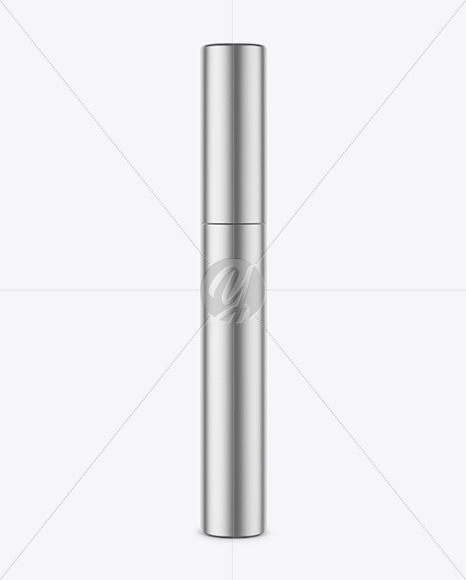 Metallic Mascara Tube Mockup