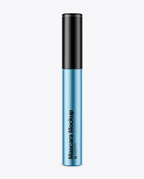Metallic Mascara Tube Mockup - Makeup mockup