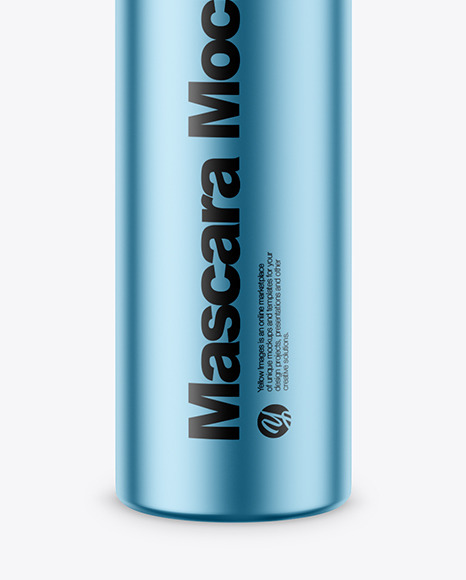 Metallic Mascara Tube Mockup