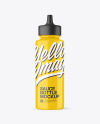 Glossy Sauce Bottle Mockup