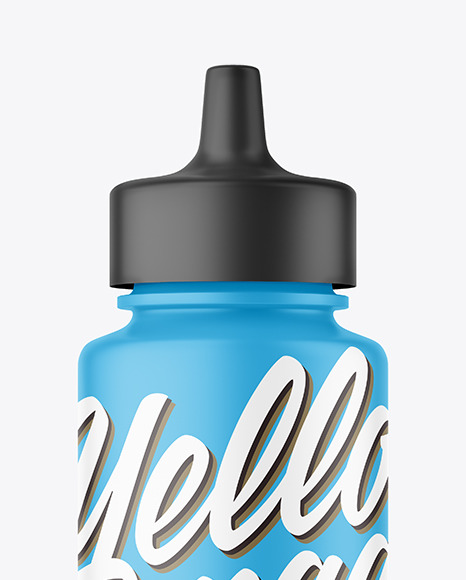 Matte Sauce Bottle Mockup