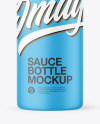 Matte Sauce Bottle Mockup