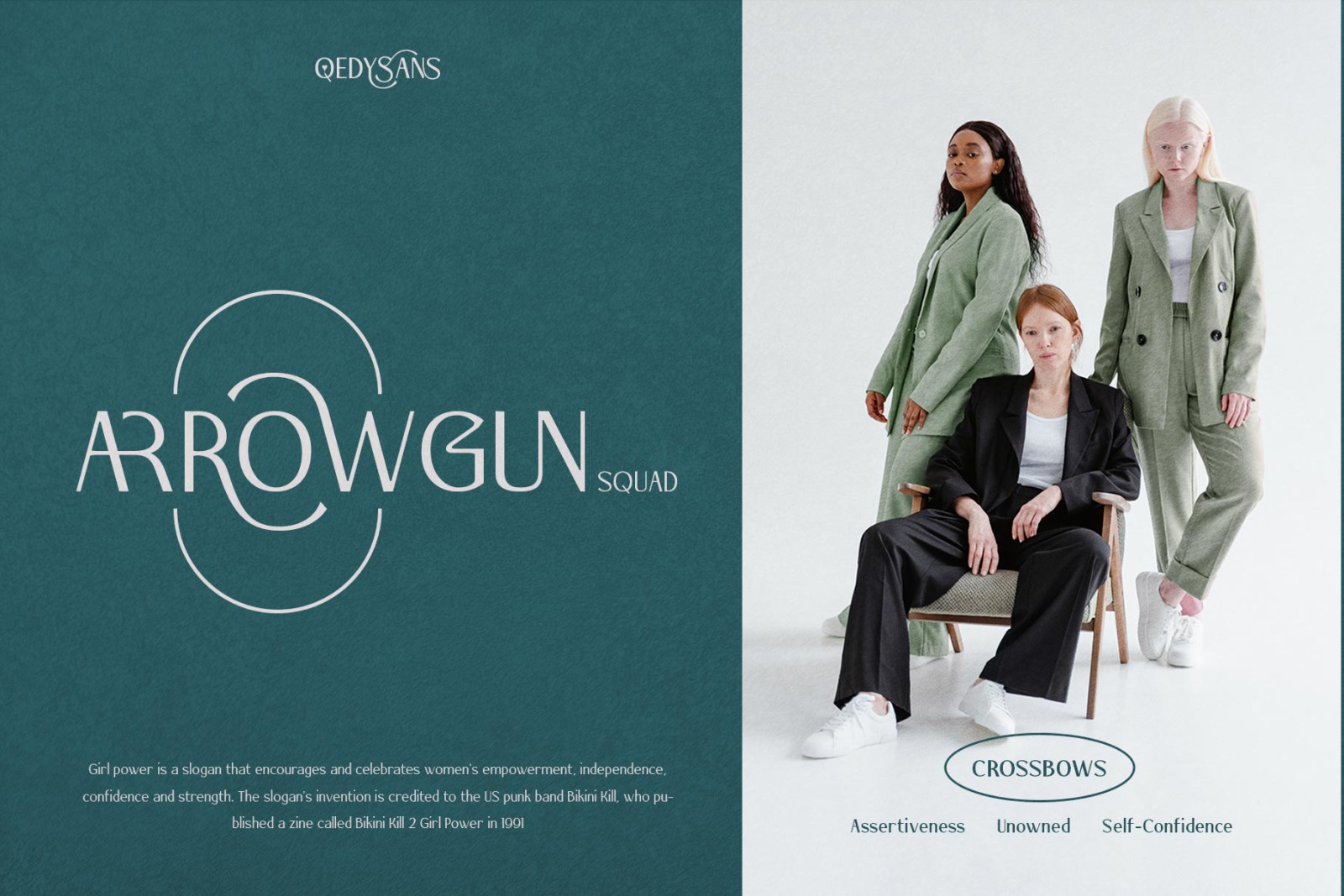 Qedysans Typeface Qedysans Typeface
