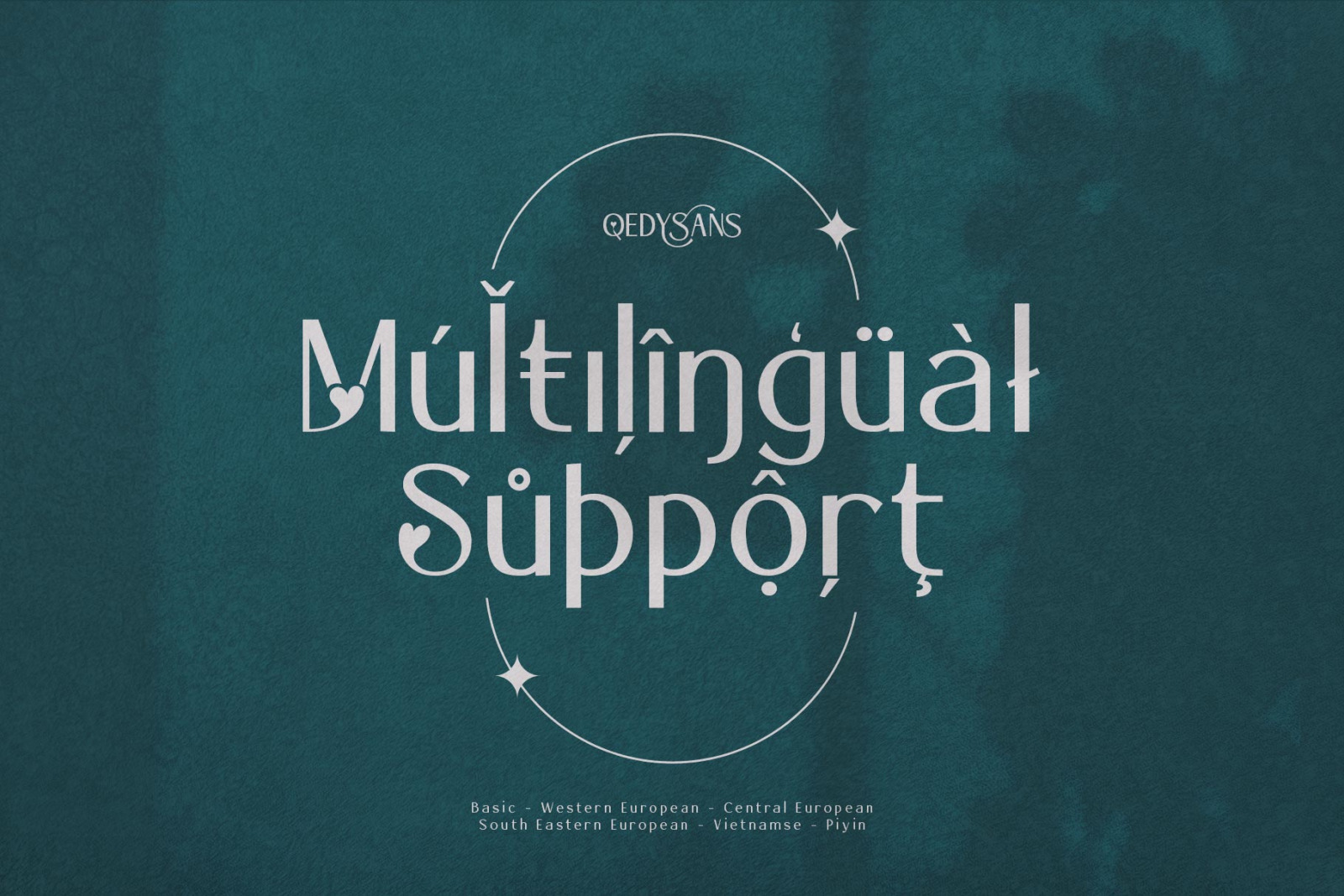 Qedysans Typeface Qedysans Typeface