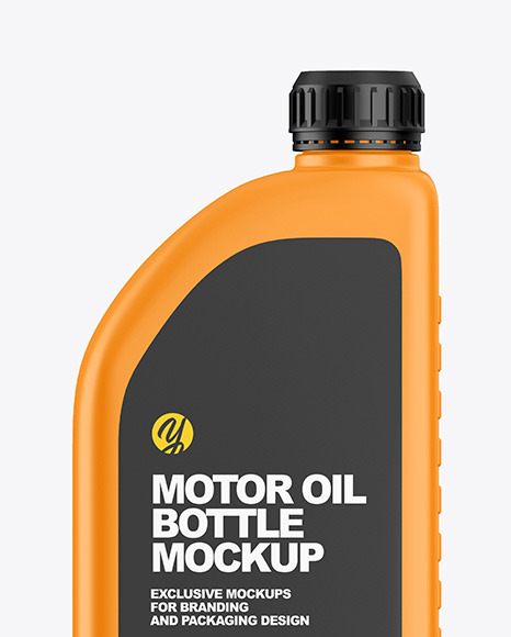 Motor Oil Bottle Mockup