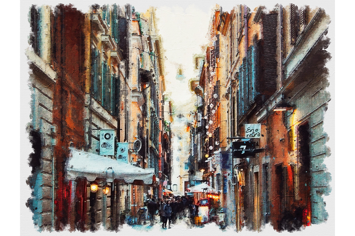 Art Oil Painting Photoshop Action Art Oil Painting Photoshop Action