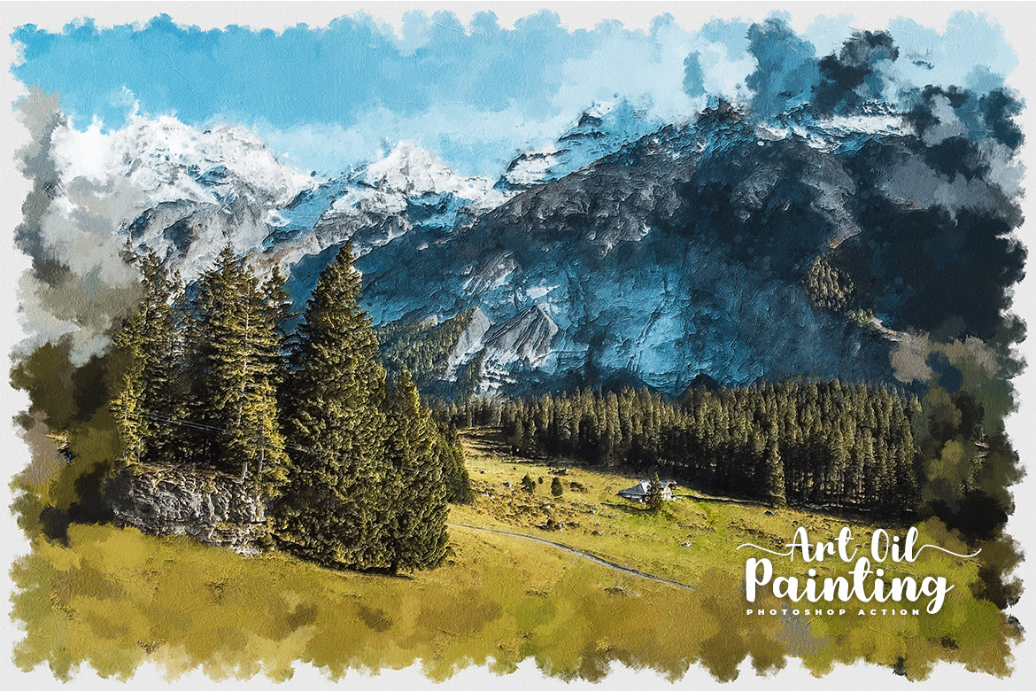 Art Oil Painting Photoshop Action Art Oil Painting Photoshop Action