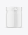 Glossy Cosmetic Jar Mockup