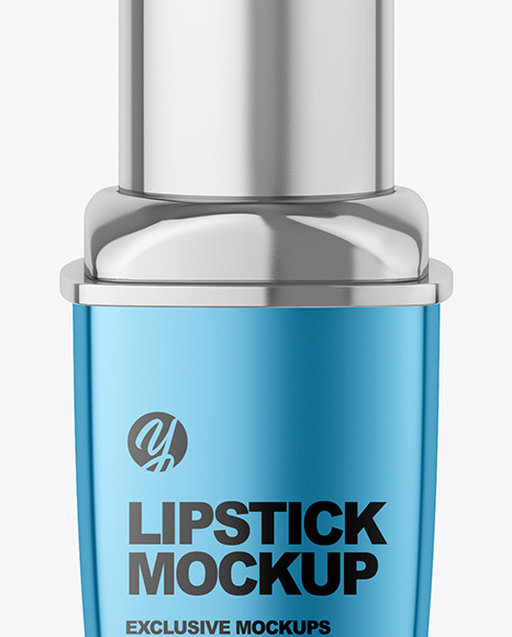 Metallic Lipstick Mockup