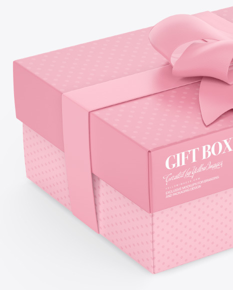 Gift Box Mockup