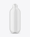 Clear Plastic Cosmetic Bottle Mockup