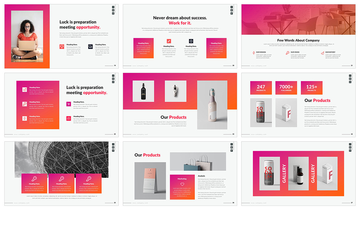 Gradients PowerPoint Template Gradients PowerPoint Template