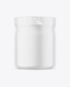 Matte Cosmetic Jar Mockup