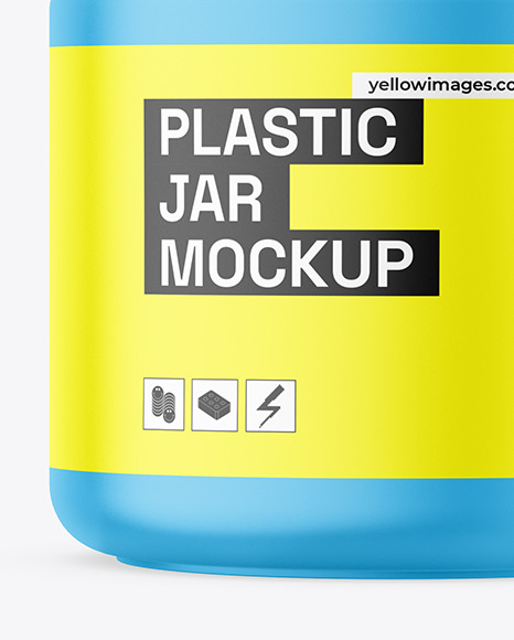 Matte Cosmetic Jar Mockup