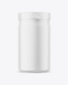 Matte Cosmetic Jar Mockup