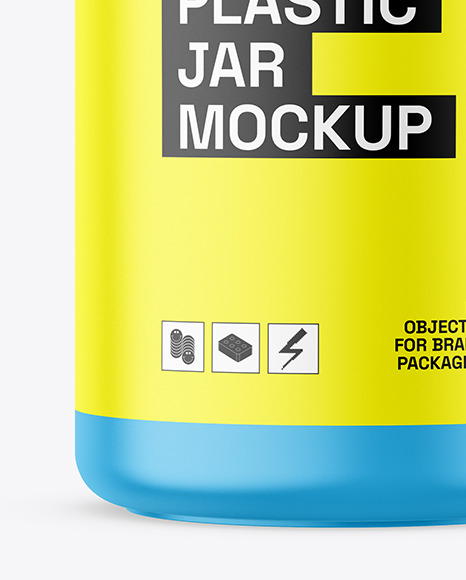 Matte Cosmetic Jar Mockup