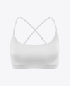 Women's Sports Bra Mockup - Front View