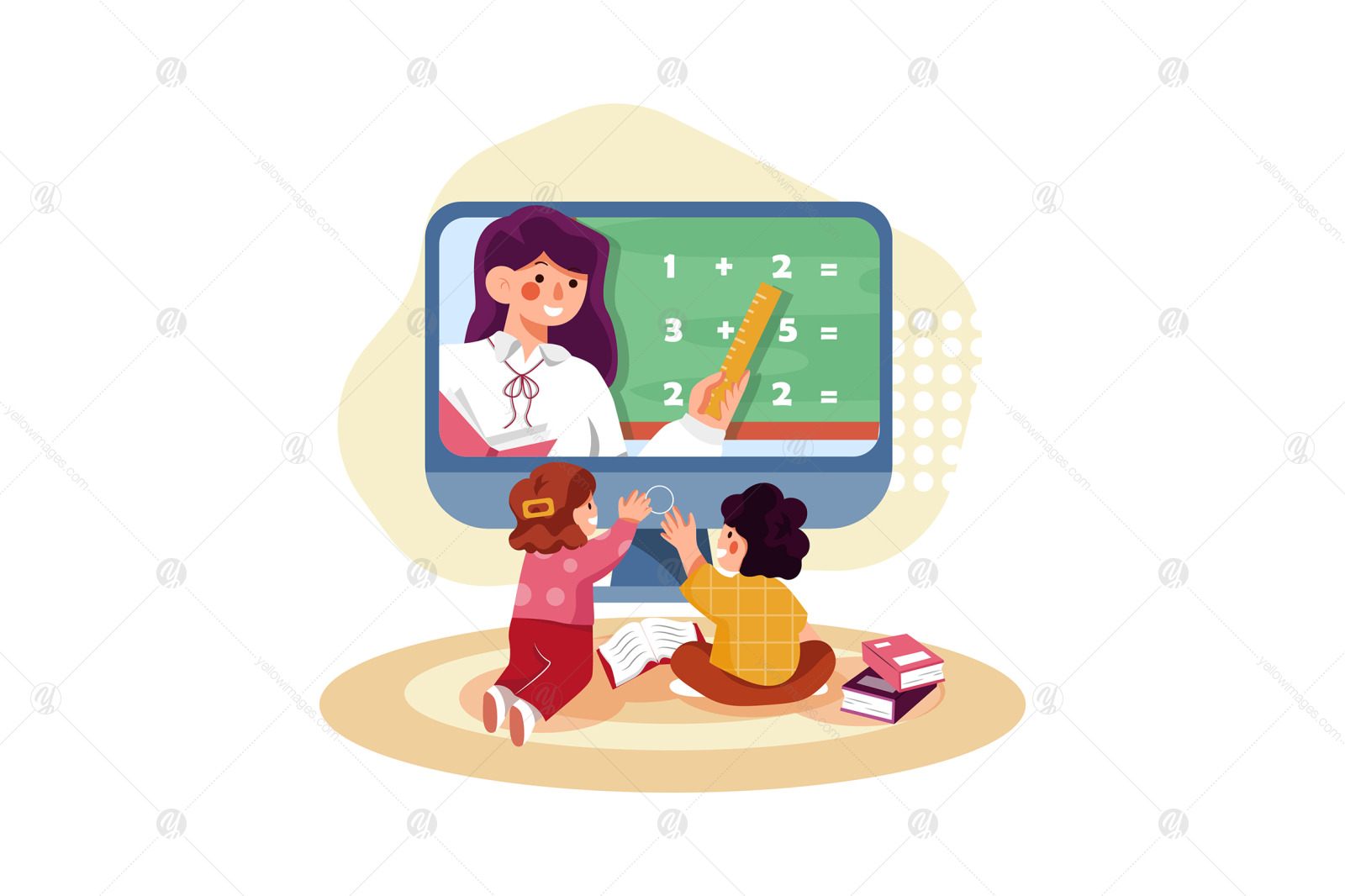 M381_Online Education Illustration Pack M381_Online Education Illustration Pack