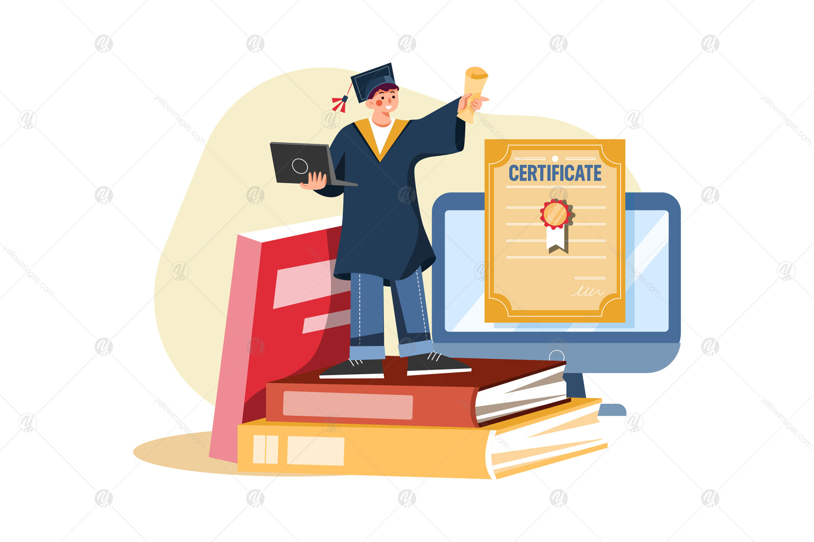 M381_Online Education Illustration Pack