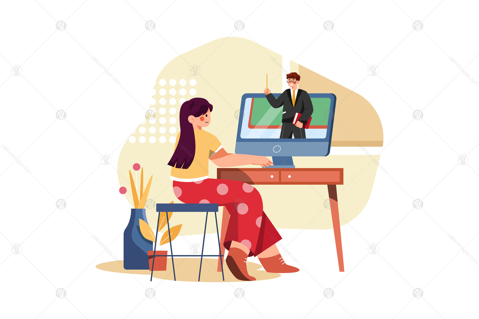 M381_Online Education Illustration Pack M381_Online Education Illustration Pack
