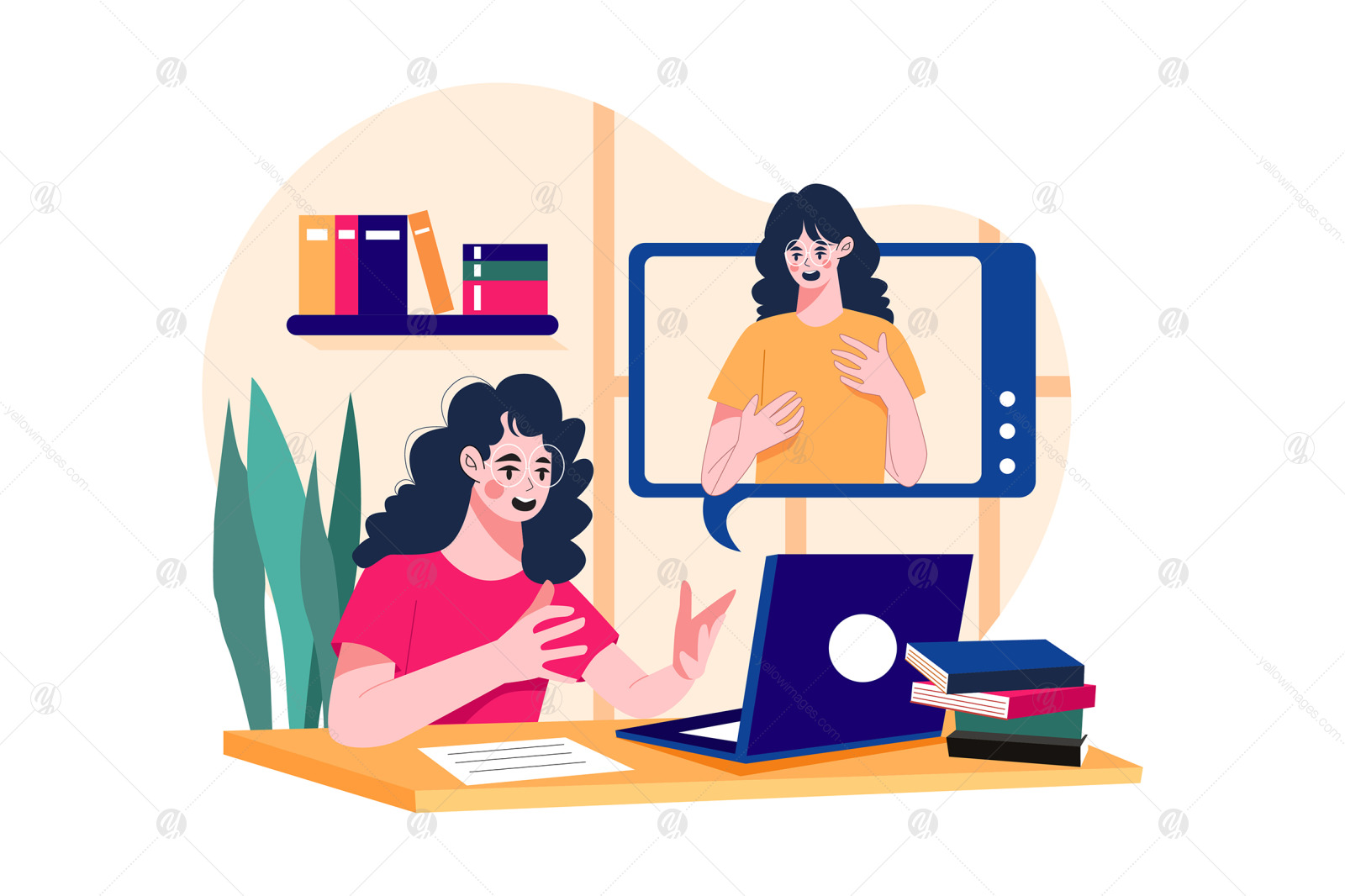 M383_Online Education Illustration Pack M383_Online Education Illustration Pack