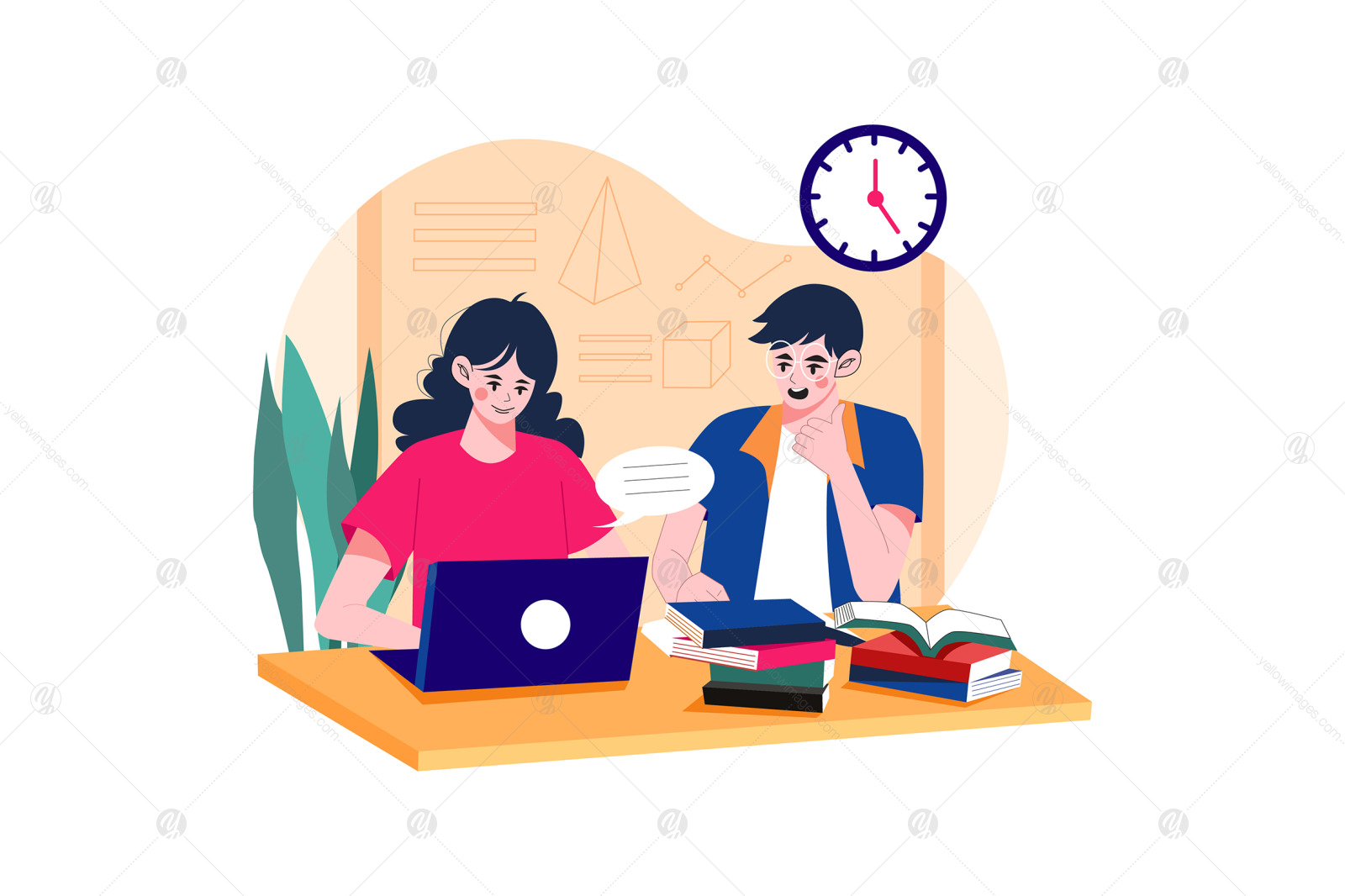 M383_Online Education Illustration Pack M383_Online Education Illustration Pack