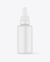 Matte Plastic Dropper Bottle Mockup