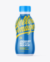 200ml Glossy Plastic Yoghurt Bottle Mockup