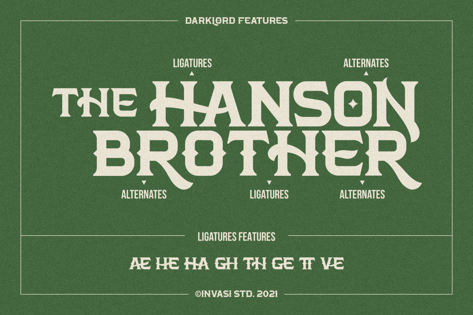 Darklord Family - Display Font